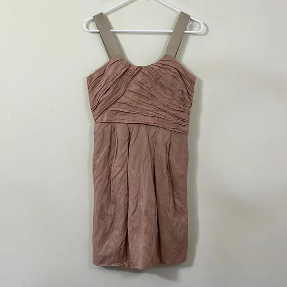 J.Crew Blush Pink Crinkled Cotton Vivette Dress 4 - Picture 2 of 10